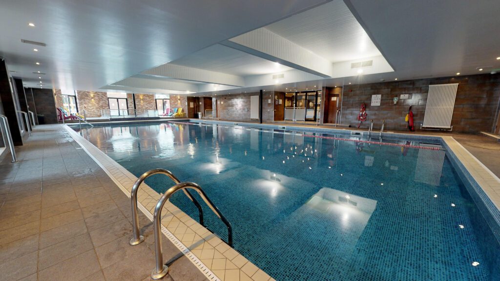 20 metre heated indoor swimming pool at Old Thorns
