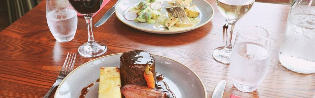 Dinner in Kings restaurant