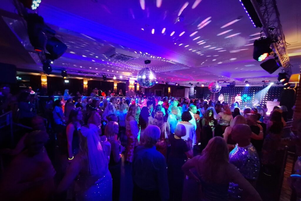 Photo of the dance floor at one of Old Thorns Tribute Nights