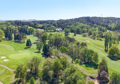 Golf Course Aerial Photo of holes