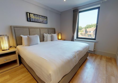 Old Thorns bedroom in apartment